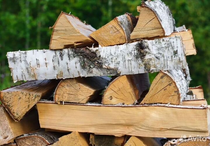 Дрова колотые осина