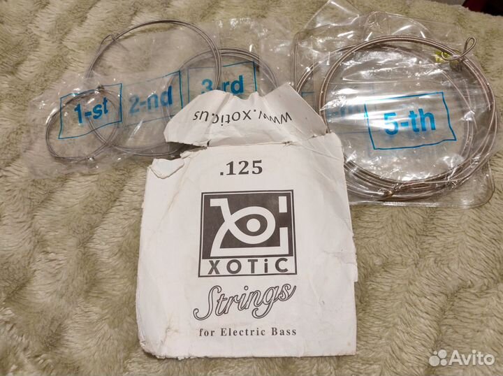 Струны xotic для бас гитары
