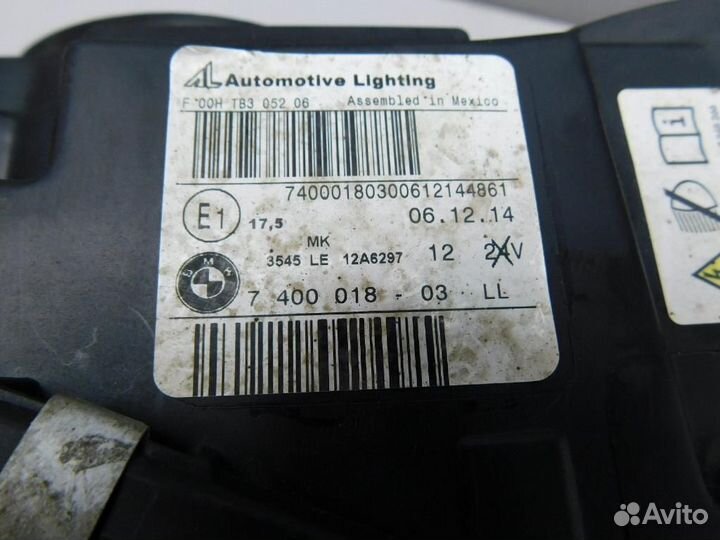 Фара правая BMW X3