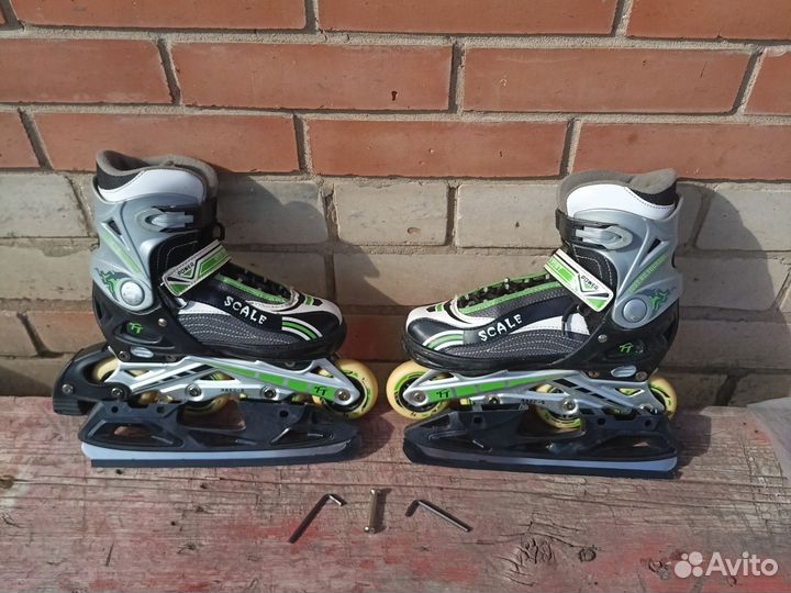 Ролики трансформер scale