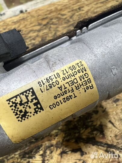 Радиатор печки оригинал Опель Астра J