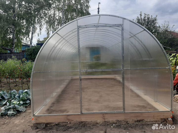 Теплицы 3х4 м, 20х40 мм цинк