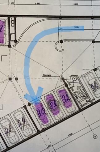 Машиноместо, 20 м²