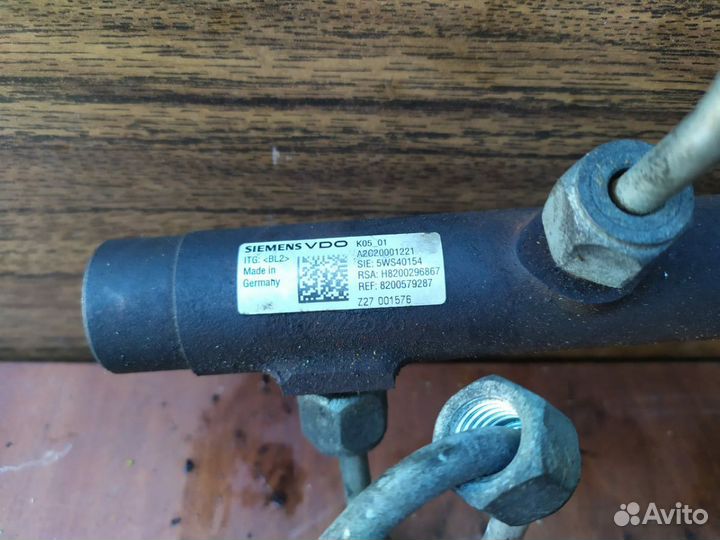 Рампа топливная Renault 1.5dci,K9K (2003-2009)