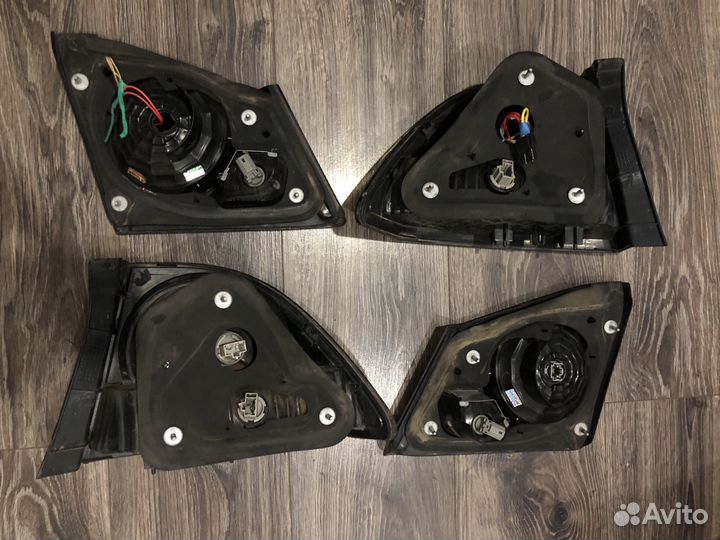 Задние тюнинг фонари Honda Civic 4D Smoke