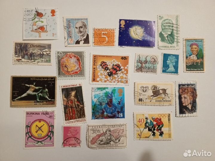 Набор марок 187 шт