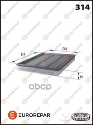 Фильтр воздушный MB W129 SL280/SL320 93/ssangy