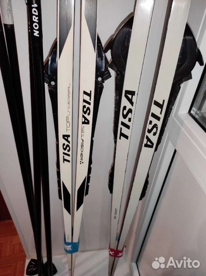 Беговые лыжи tisa с ботинками