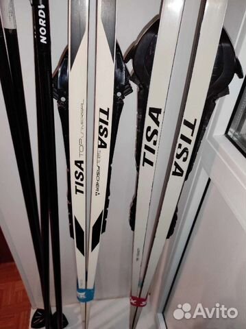 Беговые лыжи tisa с ботинками