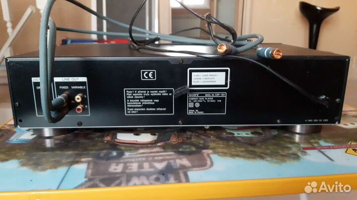 Cd проигрыватель sony CDP- 561 чёрный