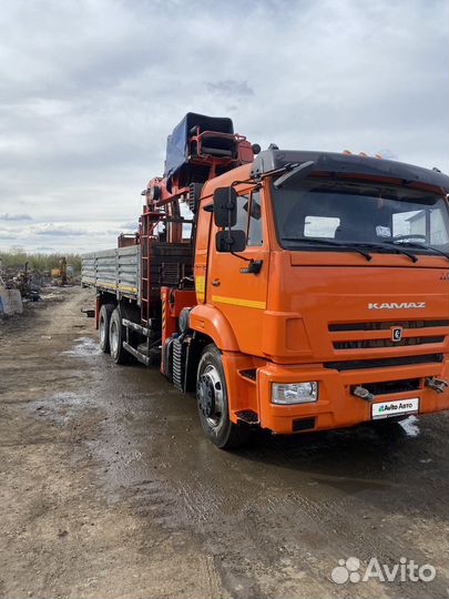 КАМАЗ 65115 с КМУ, 2021