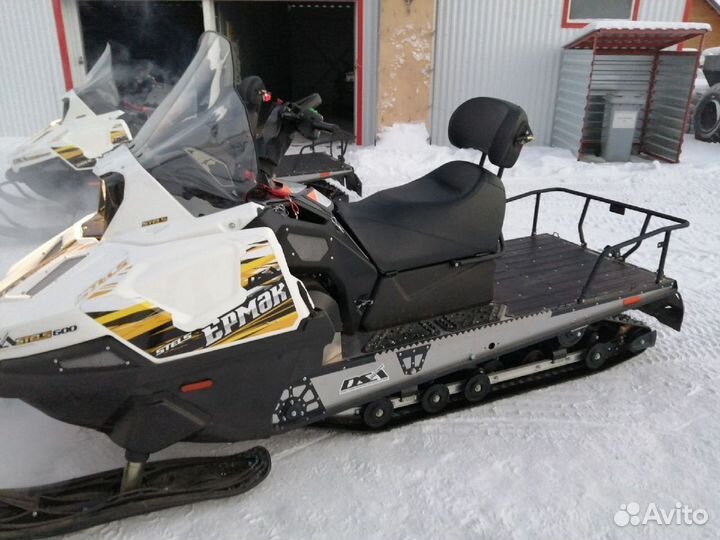 Снегоход Stels Ермак 600L с 2-мя лыжами