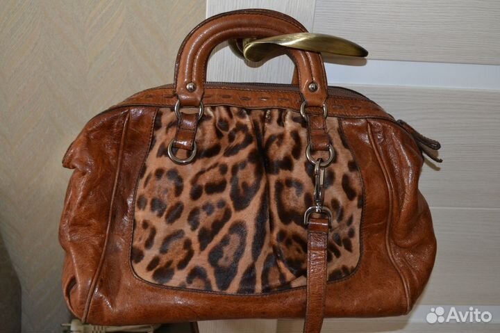 Сумка женская dolce gabbana леопард оригинал 42х31