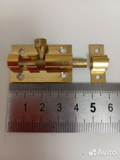 Шпингалет латунь