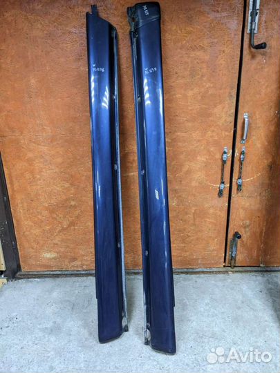 Накладка на порог mercedes ml w163