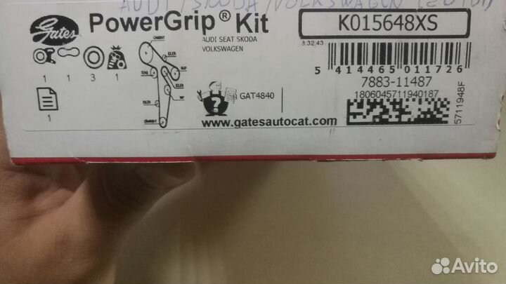 Комплект грм K015648XS gates