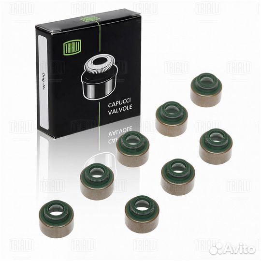 Колпачки маслосъемные двс 402 8 шт. Trialli