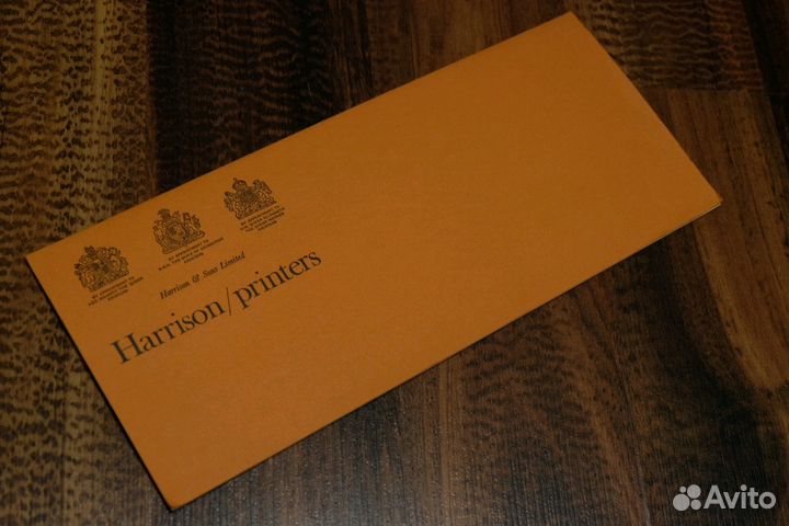 Почтовые марки в конвертах Harrison (1966-1969)