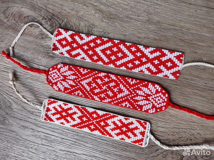 Браслет из бисера. Оберег. Славянский оберег