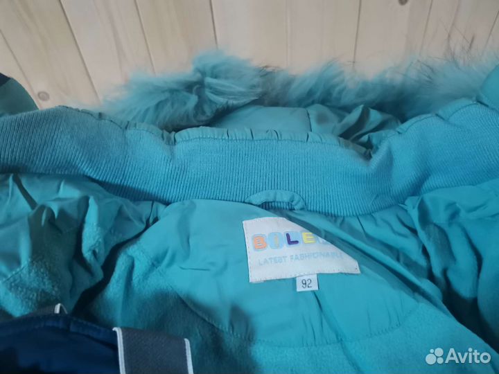 Зимний комплект для девочки, очень теплый и красив