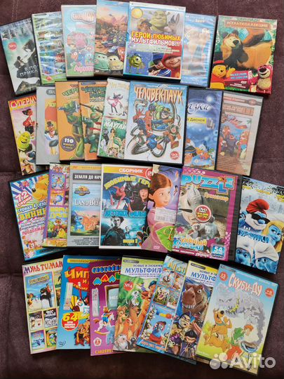 Dvd диски мультфильмы и фильмы
