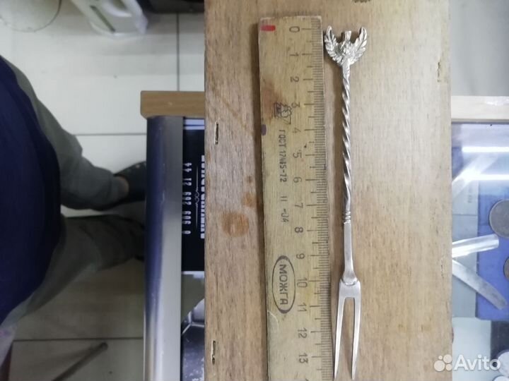 Вилки800пр, импорт, 75, 1гр, ложки СССР