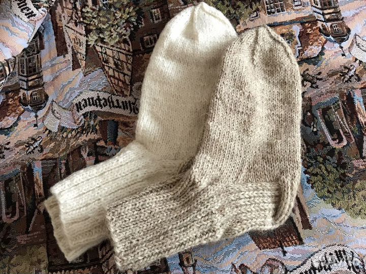 Носки вязаные