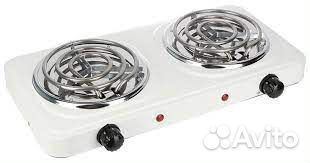 Плита электрическая 2 конфорка Спираль 
