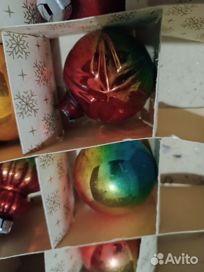 Елочные шары СССР