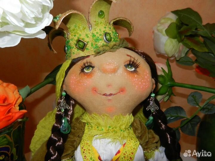 Интерьерная кукла ручной работы