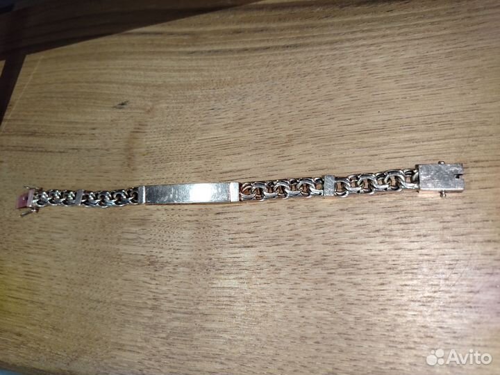 Мужской золотой браслет 585