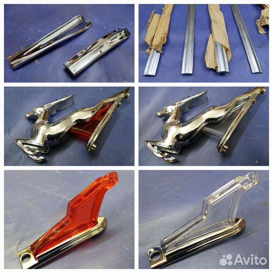 Газ 21 Волга олень, молдинг и подставка