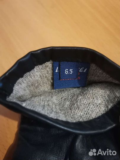 Перчатки кожаные женские, р. 6.5