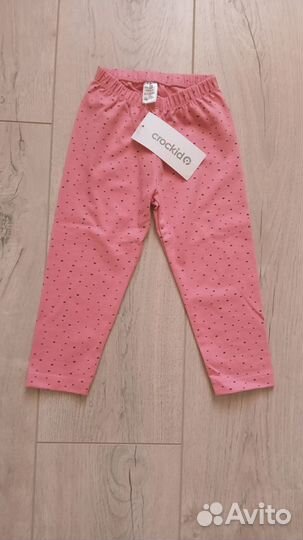 Леггинсы Crockid новые для девочки 92, лонги 86