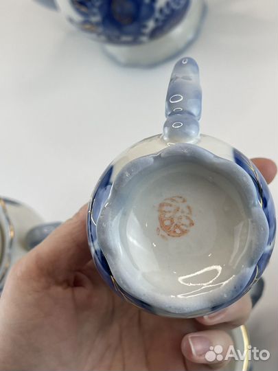 Молочник Бронницкий фарфоровый завод