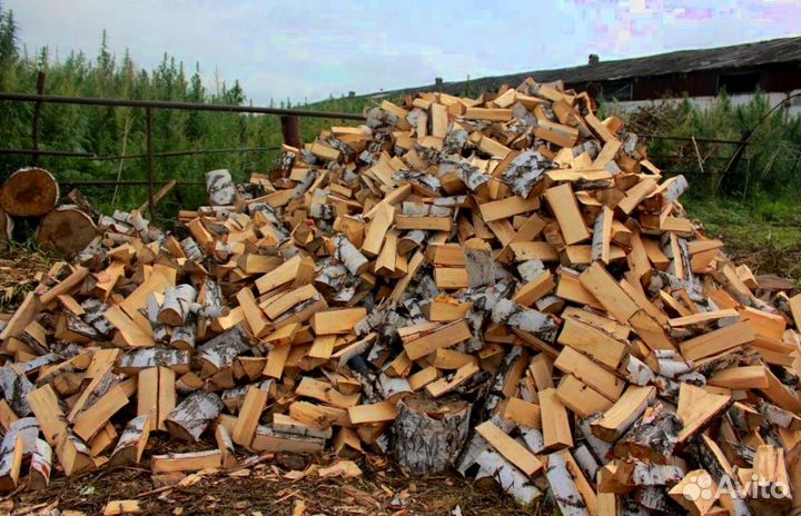 Дрова осиновые наколотые