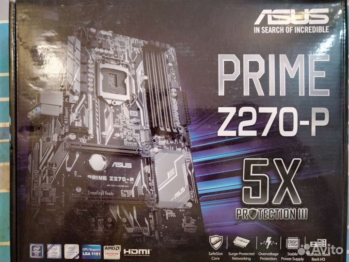 Материнская плата Asus Z270-P, под ремонт