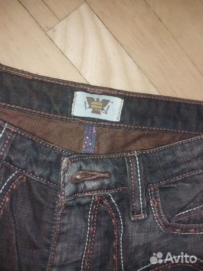 Джинсы широкие affliction