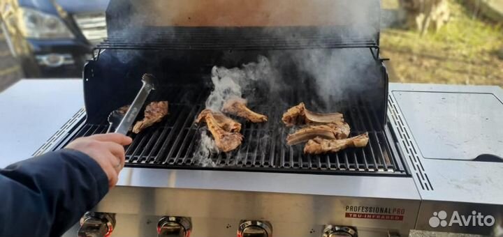 Газовый гриль барбекю для дома