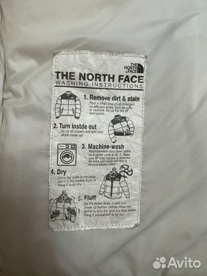 Пуховик The North Face белый