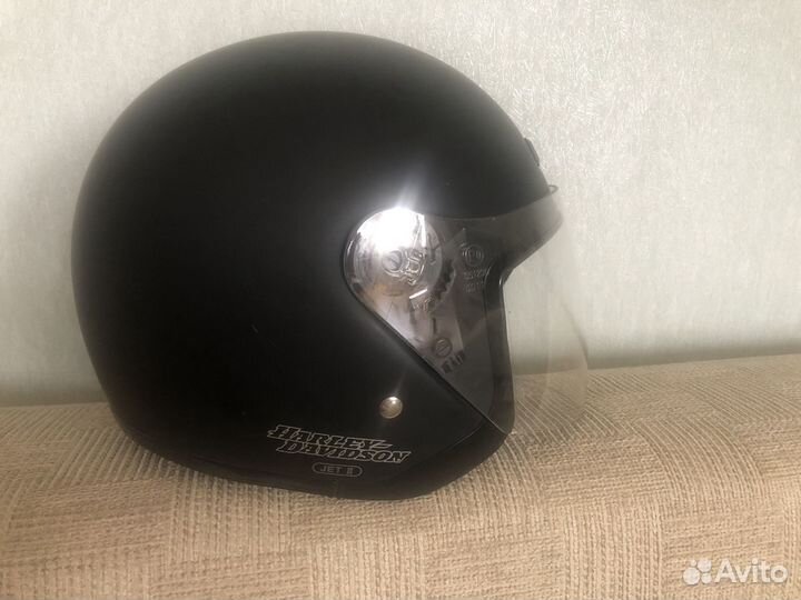 Мотошлем Harley Davidson Jet 2 + перчатки