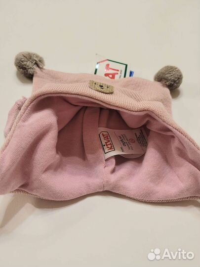 Шапка шерстяная зимняя для девочки киват kivat