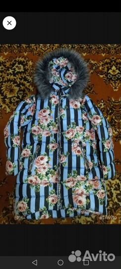 Зимнее пальто для девочки