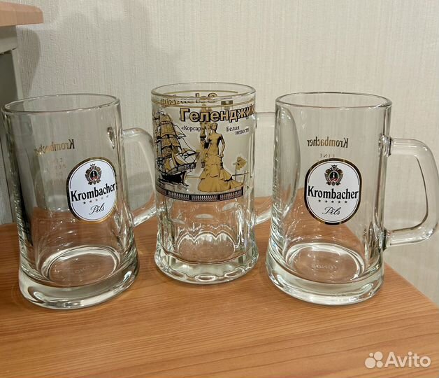 Пивные кружки и фужеры