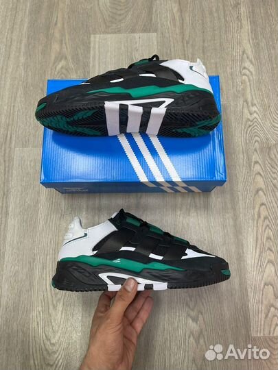 Кроссовки Adidas Niteball Black Green (36-45)