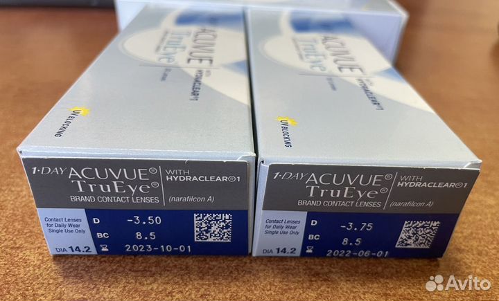 Линзы контактные Acuvue TruEye