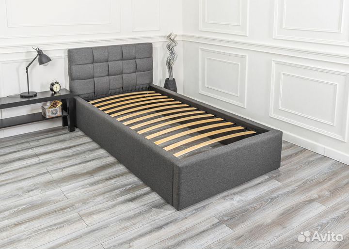 Кровать 90х200 Прованс рогожка