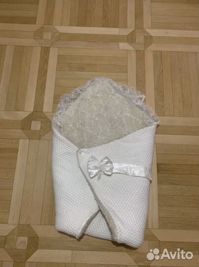 Конверт одеяло на выписку зимний из овчины