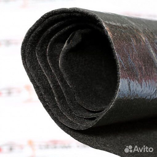 Карпет самоклеящийся чёрный 1,5 м х 1м