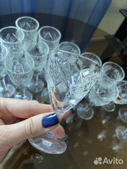 Бокалы хрустальные СССР